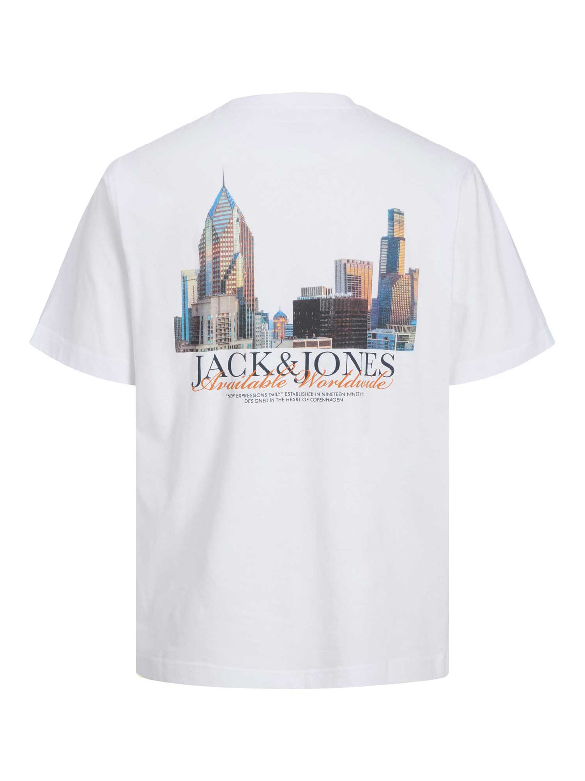 JACK & JONES Тениска JORBOSTON PHOTO TEE SS CREW NECK