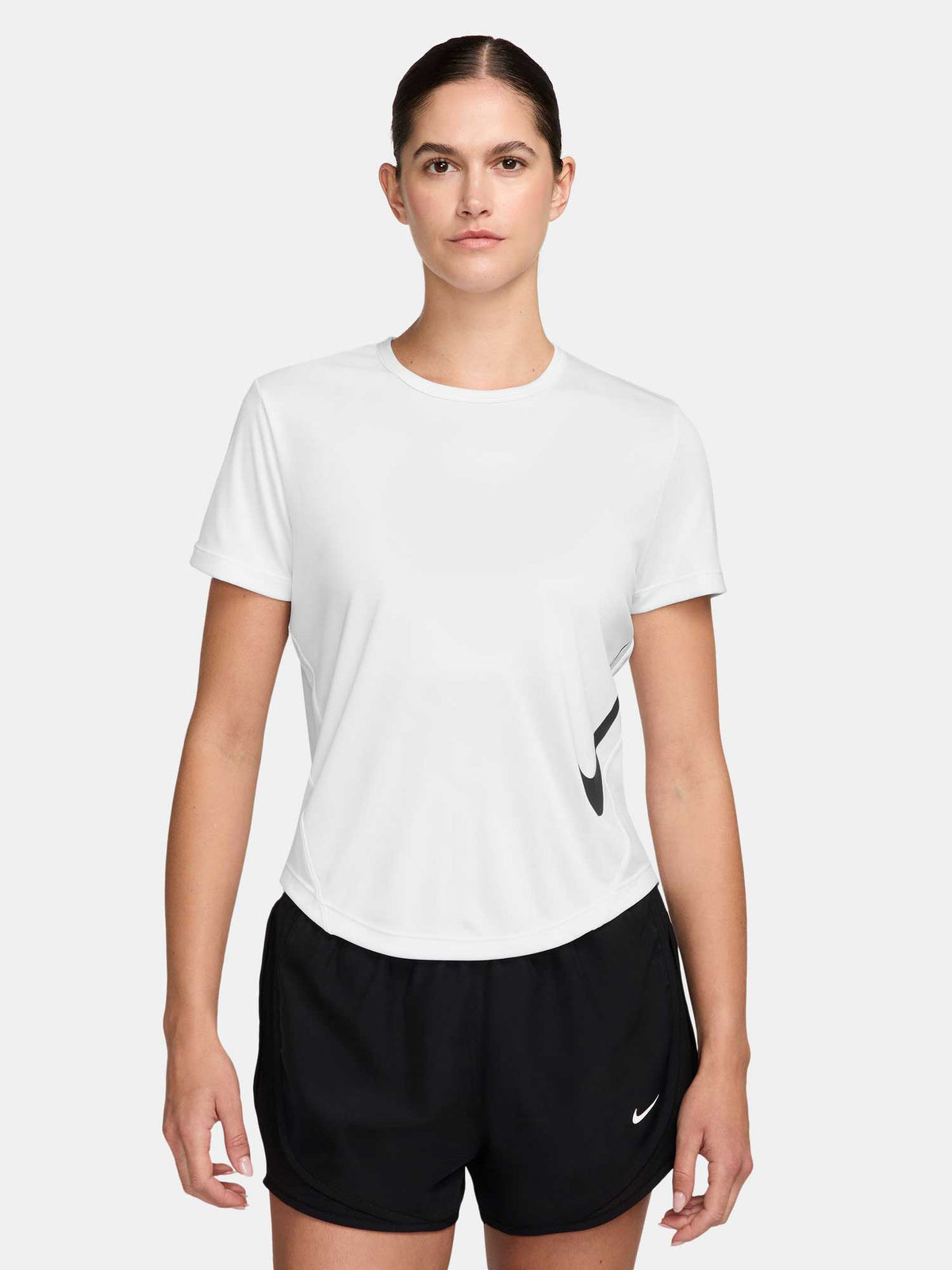 NIKE Тениска W NK TEMPO SWSH HBR DF SS TOP