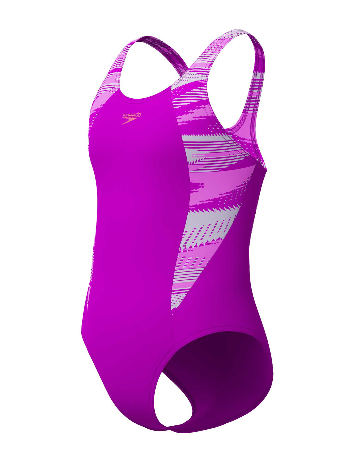 SPEEDO Цял бански GIRLS HYPERBOOM SPLICE MUSCLEBACK