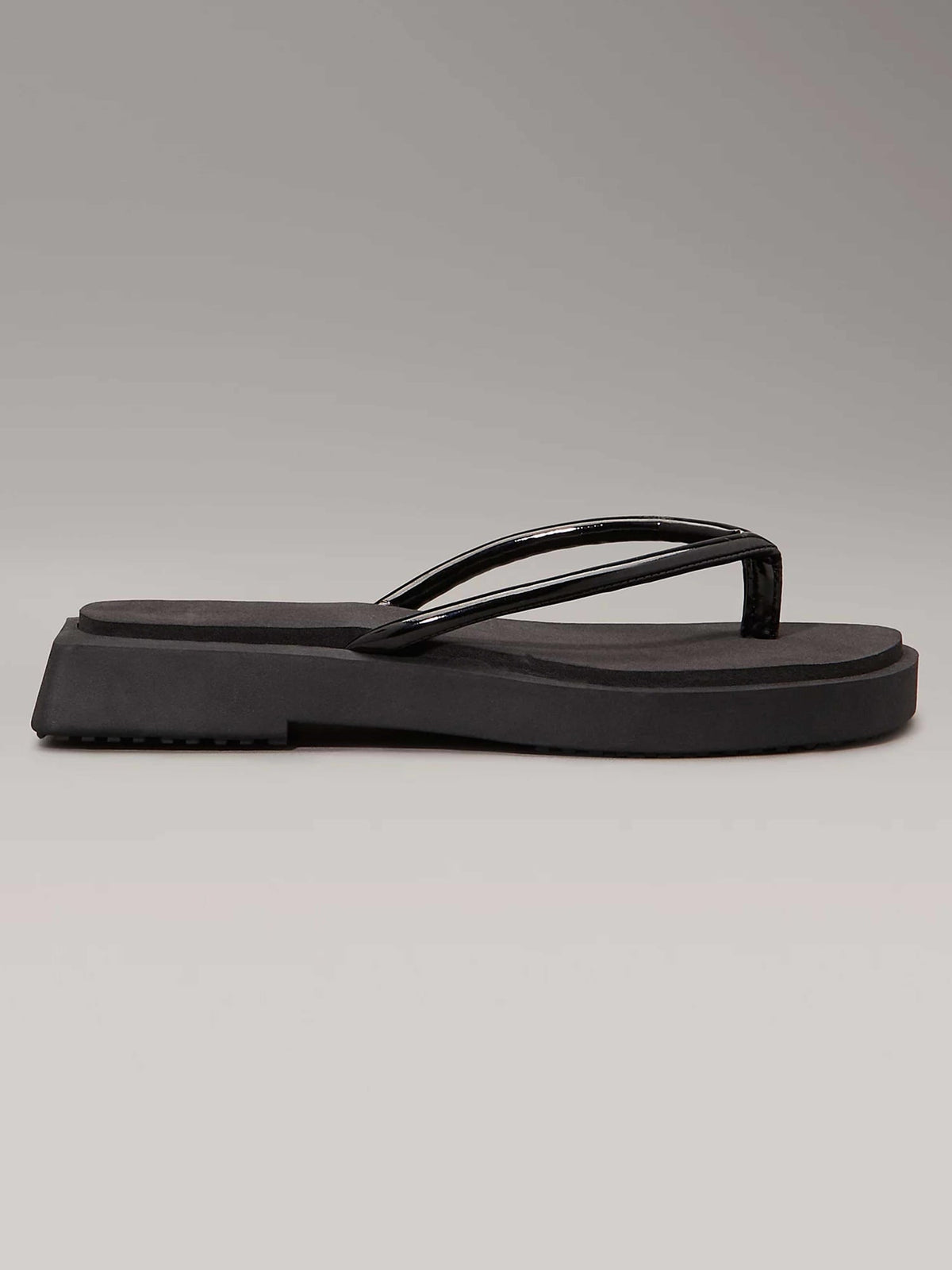 Calvin Klein Jeans Джапанки SQ LOW WEDGE SANDAL STITCH