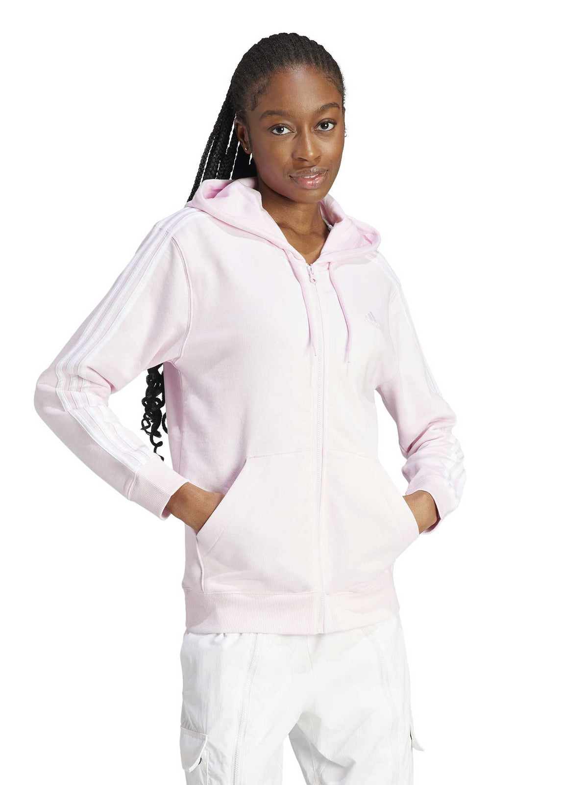 ADIDAS SPORTSWEAR Суитшърт Essentials 3-Stripes French Terry Regular