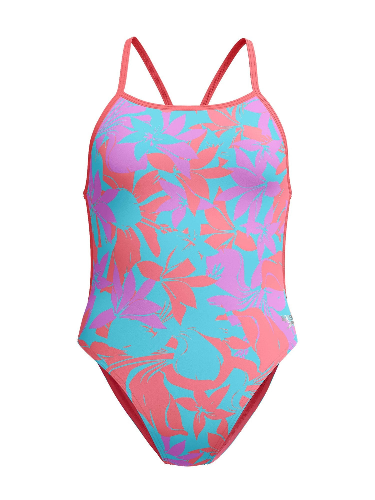 SPEEDO Цял бански WOMENS ALLOVER DIGITAL VBACK